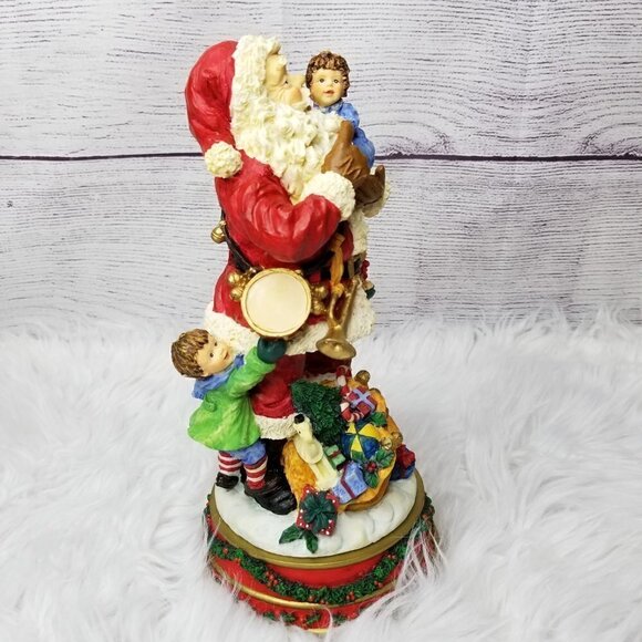 Vintage Musical Santa Claus Plays Jolly Old St Nicholas - Picture 5 of 12